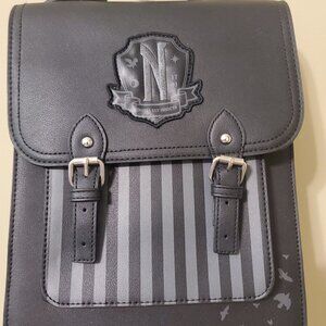 BNWOT- Wednesday Nevermore Academy Mini Backpack
